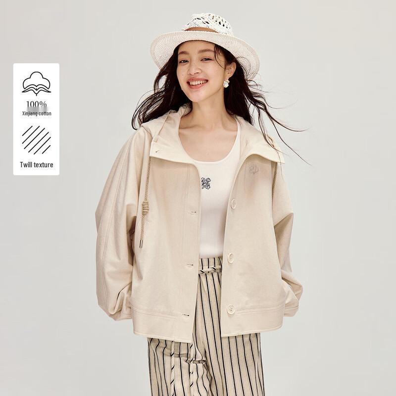 

Женская короткая куртка INMAN с капюшоном и кулиской L