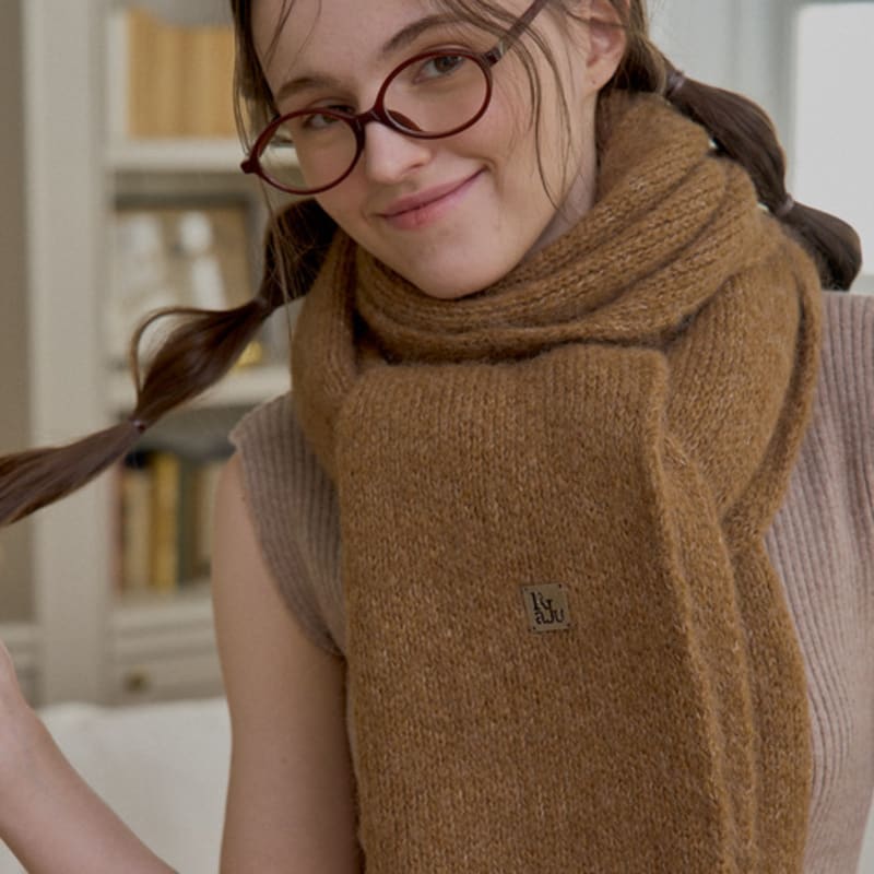 RaJu Fluffy Knit Muffler_9 Color