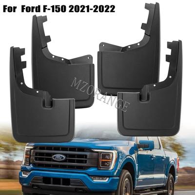 4pcs Mud Flaps For Ford F-150 F150  2022 Splash Guards Fender MudFlaps Front Rear Mudguards Car Accessories
