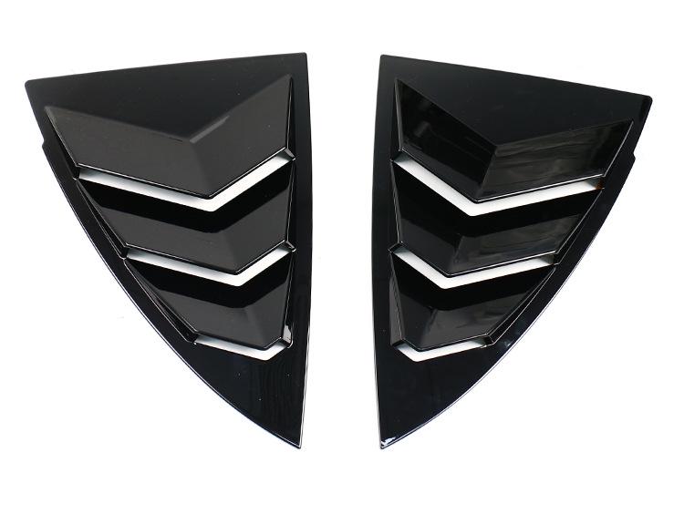 21-25 Model Y Rear Triangle Window Louver Deflector Sticker