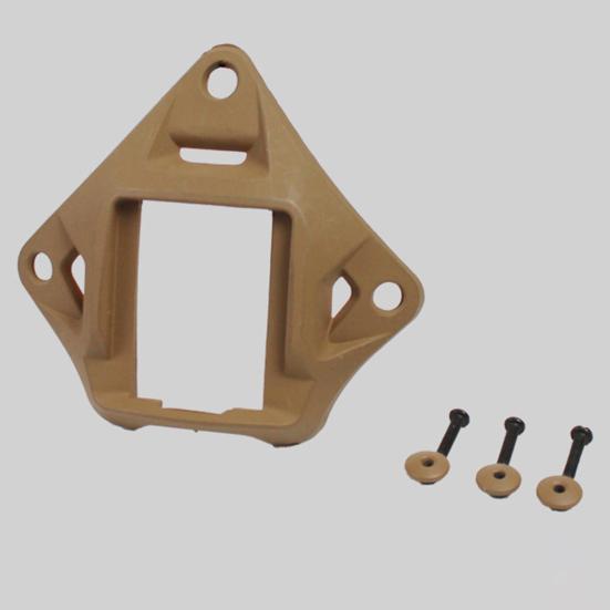 FAST MICH ACH Hjelmbase Nylon Aluminiumslegering Lettvekt Kraftig Vanntett Tre-hulls Jakt-hjelm Nattsynsfeste Hjelmtilbehør