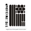 Bike Motorcycle Reflective Sticker Warning Multipurpose Creative Decor Black
