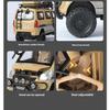 1/24 Alloy Die-cast Mitsubishi VAN Off-road Vehicle Model, Simulated Sound and Light, Children's Toy Car, Removable Accessories, Boys' Gift