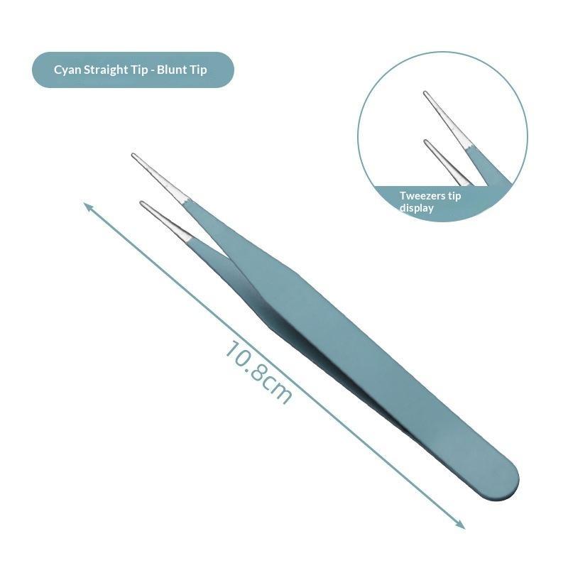 Macaron Color Precision Craft Tweezers With Soft Grip And Firm Clamp For Journaling Scrapbooking Diy Projects