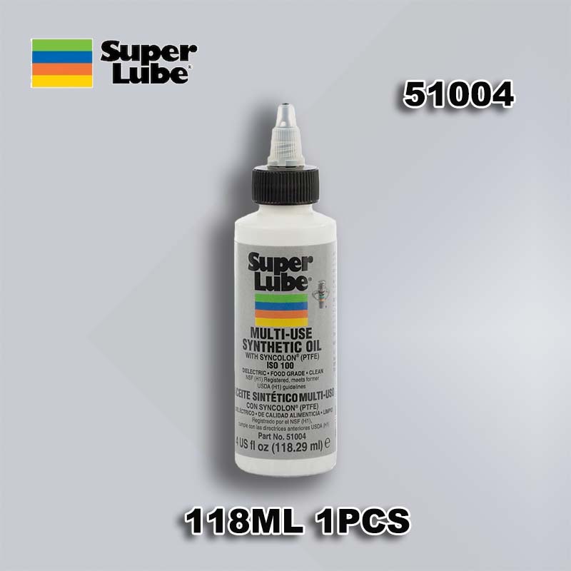 Super Lube 52004 51004 Synthetic Lightweight Oil Food Grade Oil for Fishing Reel Bearing Precision Tools and Small Machinery Use