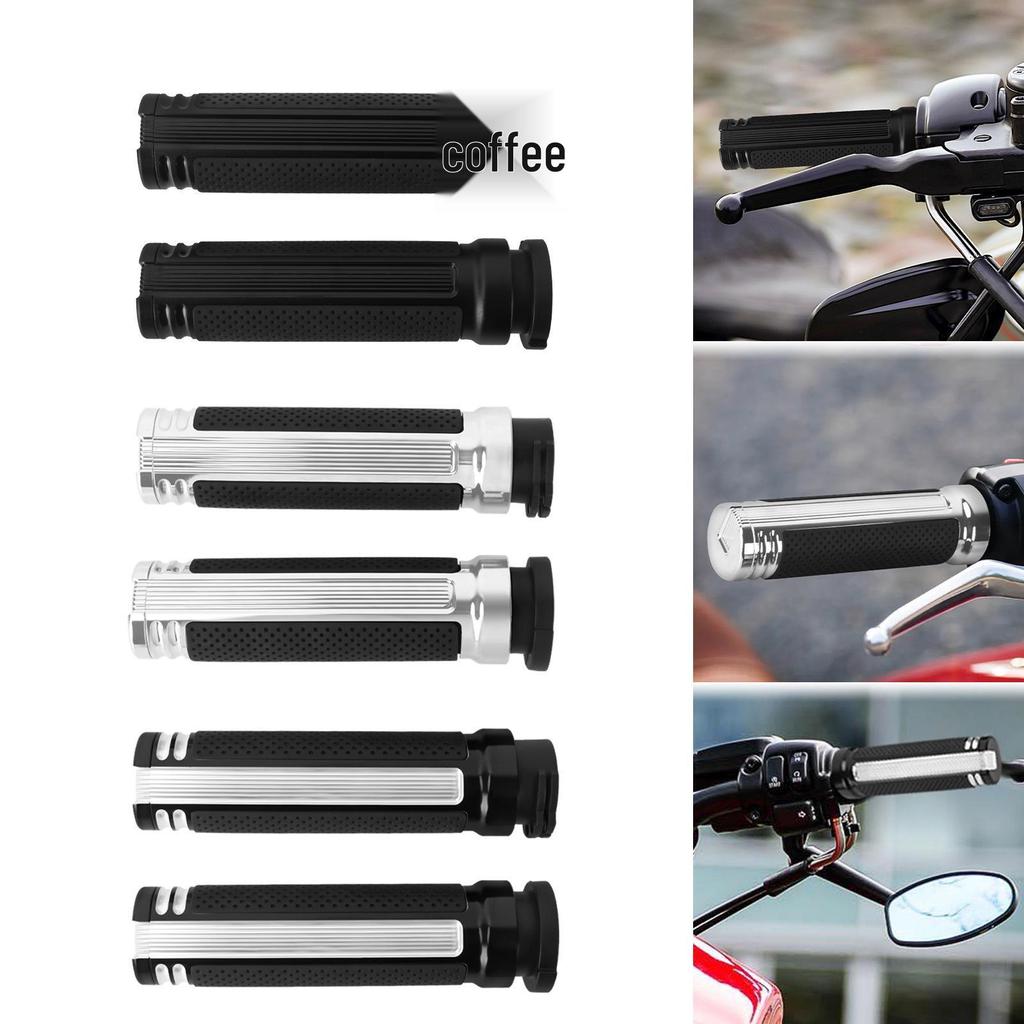 25MM Rubber Handlebar Grips Covers for Harley FXDLS Softail and CVO Models
