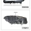 LED Headlight Assembly for BMW 5 Series F18 F10 (2011-2017) with Daytime Running Lights