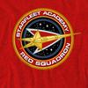 STAR TREK Unisex Adult Red Squadron T-Shirt