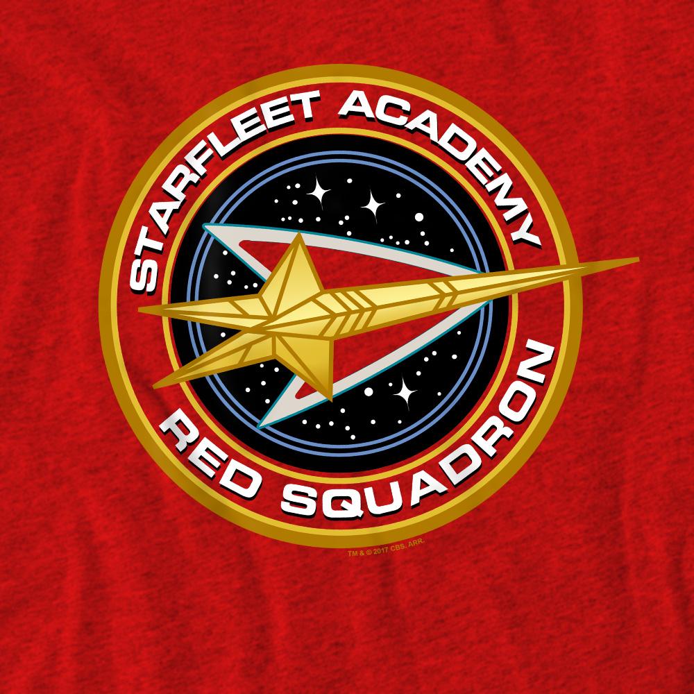 STAR TREK Unisex Adult Red Squadron T-Shirt