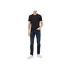 Calvin Klein Casual Crew Neck Rubber Logo Short Sleeve T-Shirt Men Tops Black J319782-BEH