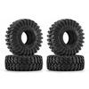 4PCS 1.0" RC Crawler Car Rubber Wheel Tires for 1/18 Traxxas TRX4M 1/24 Axial SCX24 FMS AX24 FCX24 Ascent-18 Upgrade Parts