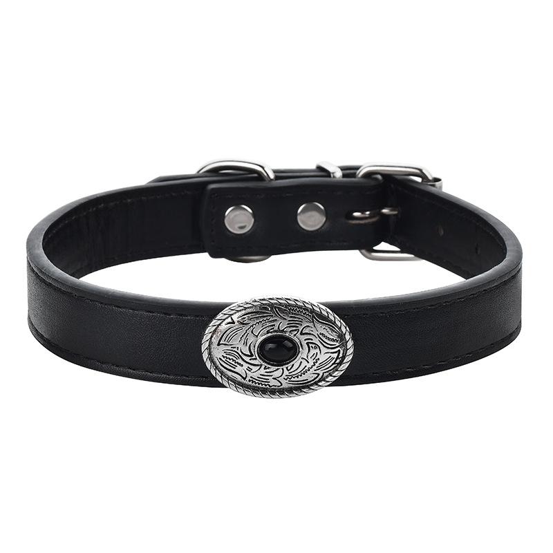 Tibetan Metal Totem Retro Old Quality Leather Geometric Love Necklace Collar Fashion Collar