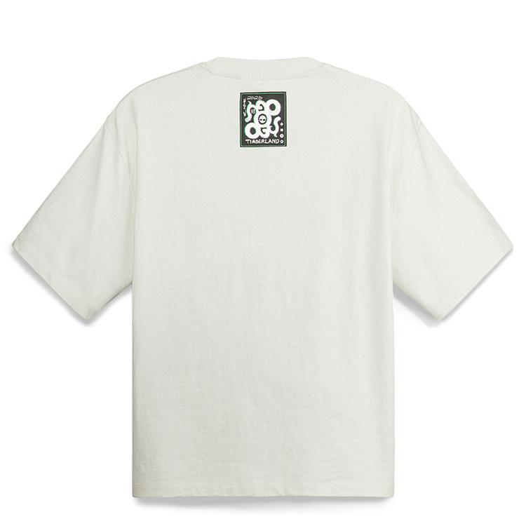 Timberland Comfortable Cotton Casual Loose T-Shirt Men tops Vintage-White A6C6VCM9