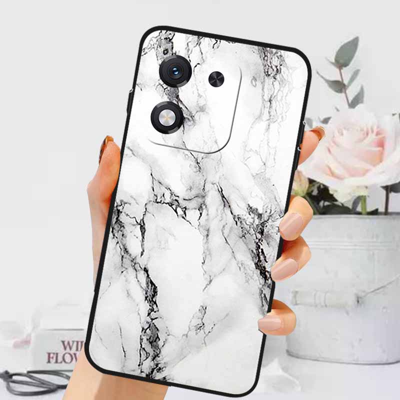For Honor X70i 5G Case Luxury Marble Silicone Soft Phone Covers for Honor X70i 5G Protective TPU Back Shells ABR-AN00 Coque Capa