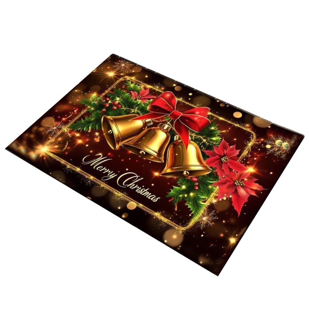 Antypoślizgowa Trwała Mata Łazienkowa Mata Podłogowa Antypoślizgowa Dywan Świąteczny Dekoracje Świąteczne