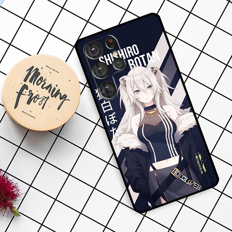 Hololive Fams Fubuki Ayame Mio Case For Samsung Galaxy S24 FE S20 FE S21 S22 S23 S24 S25 Ultra S9 S10 S25 Plus Phone Cover