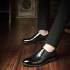 Korean Style Solid Color Men's Formal Shoes Spring Autumn Office Leather Casual Clothing 2026 Not Official New Social Shoe Male