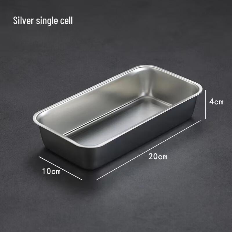 304 Stainless Steel Rectangular Multipurpose Serving Tray