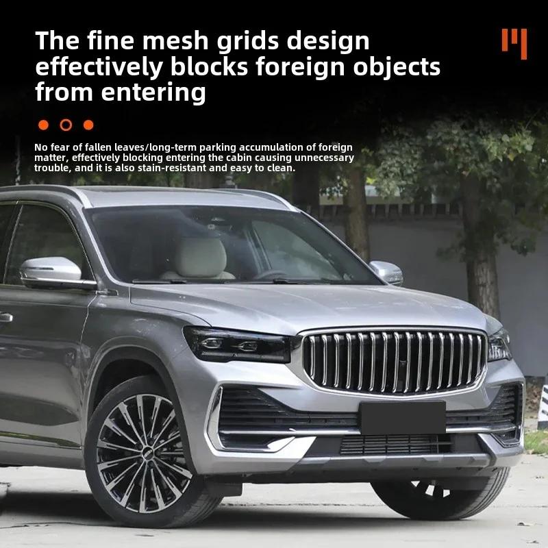 Für Geely Monjaro Xingyue L 2025 2025 2025 2025 2025 Motorkühlerhaube vorne Rostfreier Stahl Motorhaube Luftauslass Schutzabdeckung