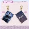 Love and Deepspace Q Version Anime Keychain Xavier Zayne Rafayel Acrylic Shen Xinghui Li Shen Qi Yu Bag Star Pendent Decor Doll