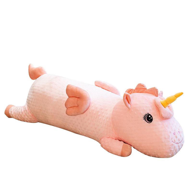 Large Pink Tumble Unicorn Pillow Plush Toy Doll Unicorn Doll Girl Comfort Puppet Doll