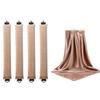 No-Heat Curling Set: Volumizing Waves, 70cm Silk Scarf, Double Hook, Sleep-Friendly Hair Tool