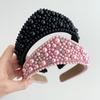Baroque Fabric Hair Bands Elastic Hair Hoop New Pearl Headband  Headwear
