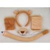 Halloween Lion Cosplay Costume Set, Lion Ear Hairband Tail, Skirt, Bowtie, Animal Dress up Costume for Kid Cosplay
