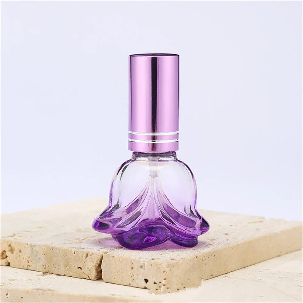 6 ml Pojemniki kosmetyczne do ponownego napełniania Grube szklane pompki zapachowe Kolorowe butelki perfum