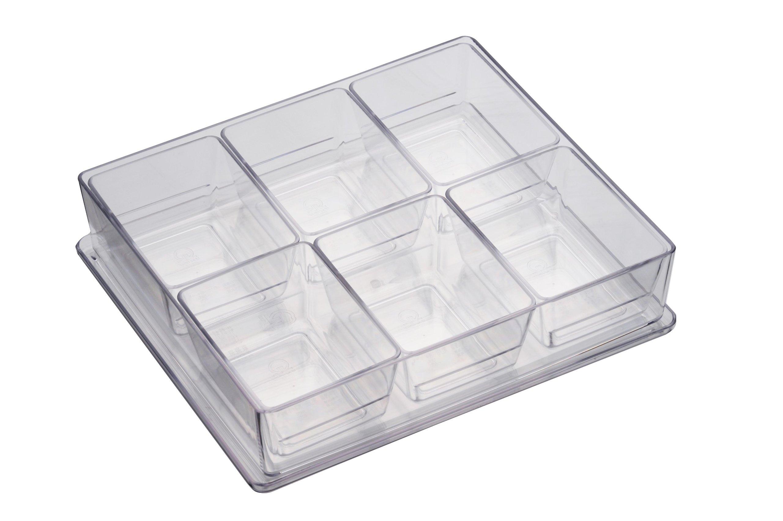 

Endo Shoji Коммерческая специя Поликарбонат Сделано в ASP01006 Кейс, Набор из 6 предметов, Смола, Япония,