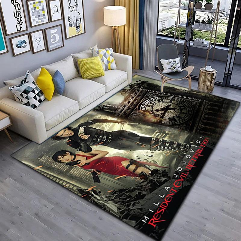 Sci-Fi game Resident Evil, Umbrella Corporation, soft carpet, home living room, office chair pad, door mat, door mat carpet U6