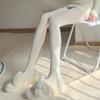 Pure Desire White Stockings Schoolgirl Lolita Socks Girl Milk White Soft Sister Pantyhose Anti-hook Ins Summer