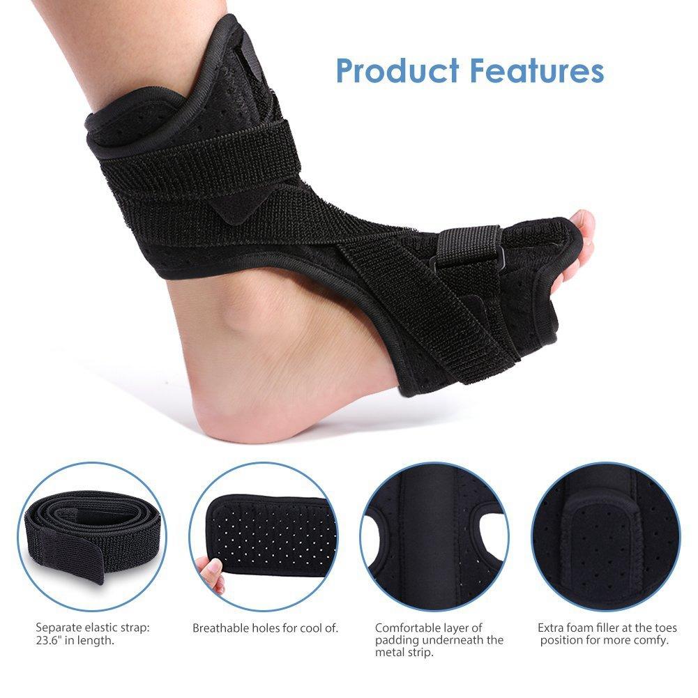 Buy Foot Dermatitis Splint Foot Guard Protector Plantar Fasciitis Night ...