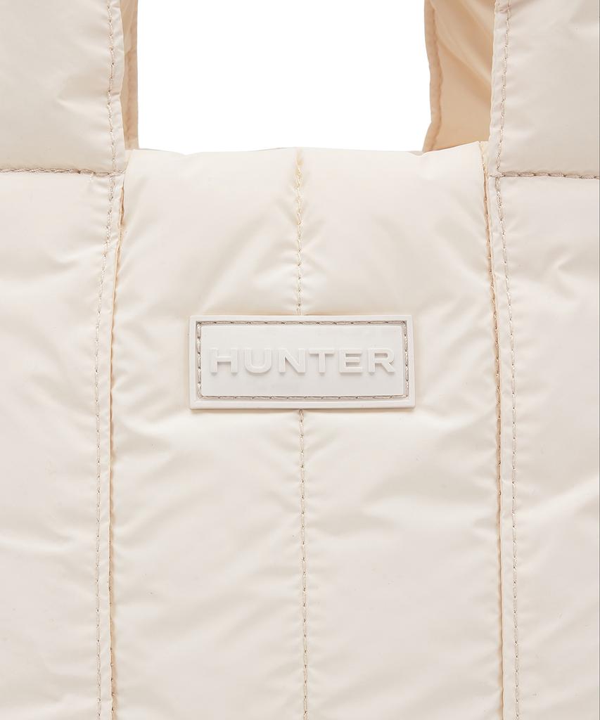 Hunter [Unisex] Intrepid Puffer Mini Tote Bag - White Willow