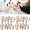 Handmade Long Floral Nail Sticker Wholesale For Women Xs S M L Pure Desire Style