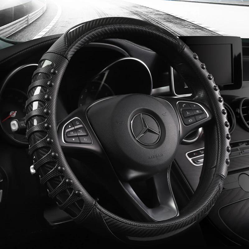 Micro Fiber Leather Steering Wheel Cover for Mercedes B-Class W245 W246 W242 W247 B-Klasse B180 B200 B250 B250E Car Accessories