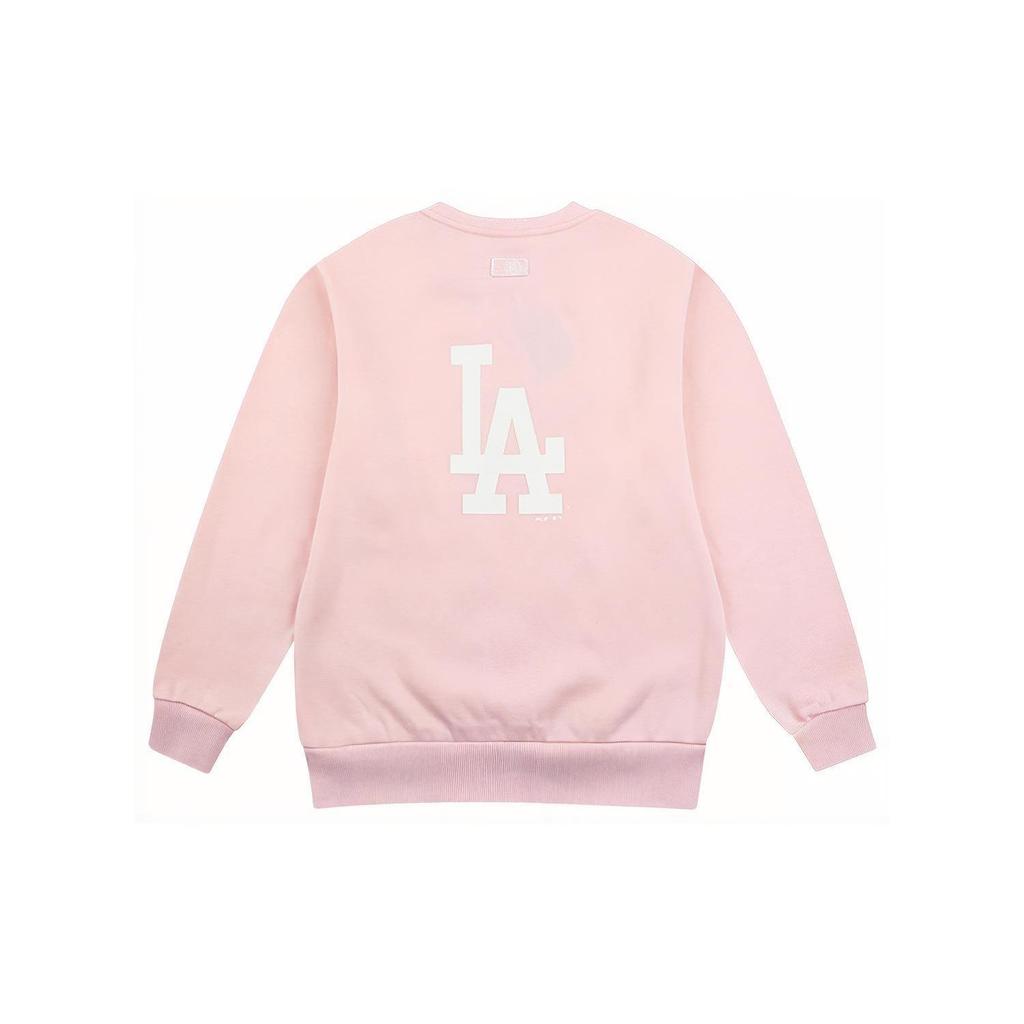 MLB Los Angeles Dodgers Sweatshirts Unisex Pink Crew Neck Moderate Regular 31MTR9961-07P