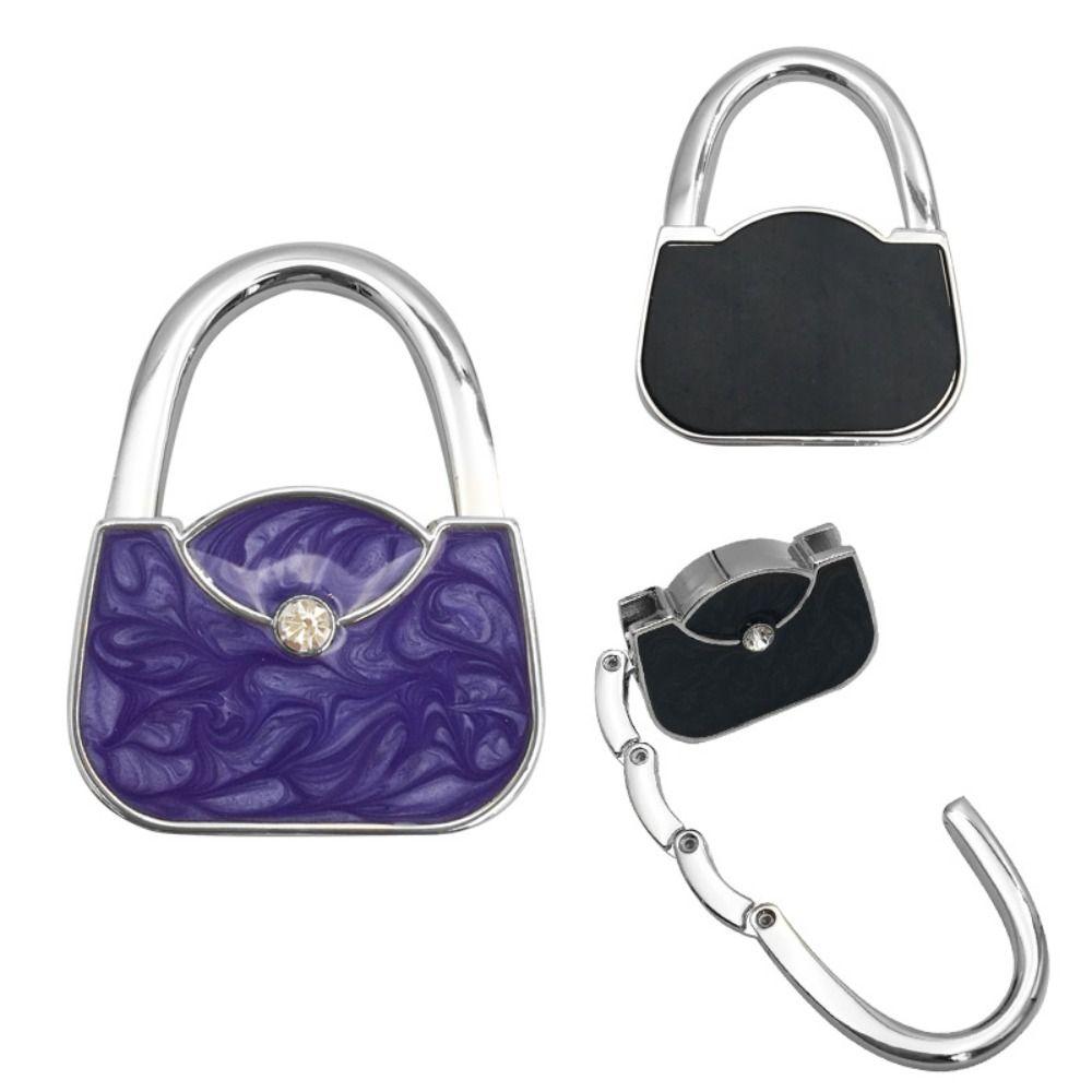 Portable Hanging Hooks Folding Organizer Handbag Hook Briefcase Holder Purse Hanger