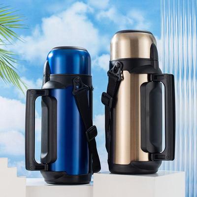 1500ML Stainless Steel Thermos Flask - Large Capacity, Portable for Car & Home Use