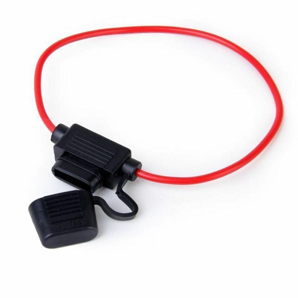 Waterproof Inline Fuse Holder Set 5 Pack of 12 For AWG Compatible Holders for 12V 30A Blade Fuses in Boats and Cars