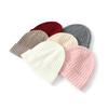 Autumn and Winter New Pure Wool Hats Men's and Women's Fashion Dome Vertical Knitted Hats Fashionable Versatile Autumn and Winter Wool Hats