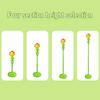 Automatic Torch Bubble Machine with LED Lights Adjustable Height Bubble Maker Rechargeable Automatic Blower for Outdoor Weddings Parties