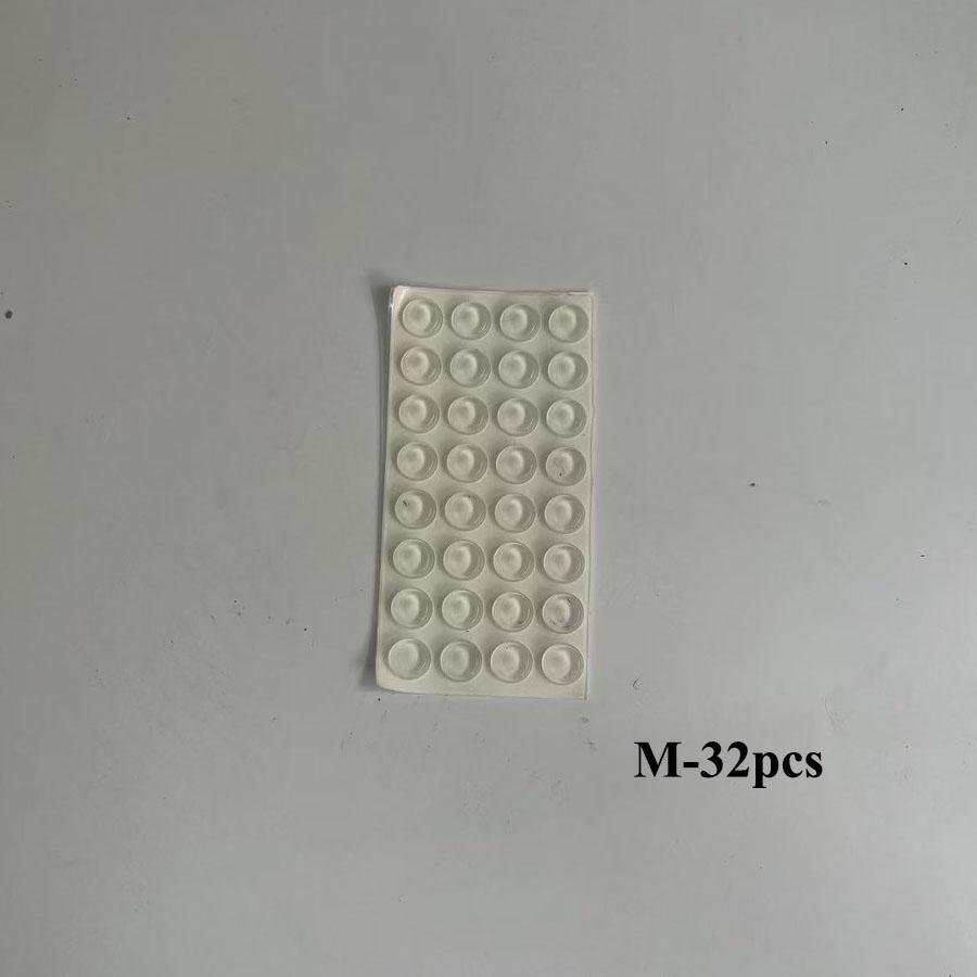 30/32/100/128pcs/Silicone collision pads, furniture cushioning and noise reduction stickers, shock absorption