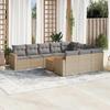 VidaXL Garden Lounge Set with Cushions 11 Pcs, Patio Sofas, Patio Furniture Set, Outdoor Furniture, 3256633