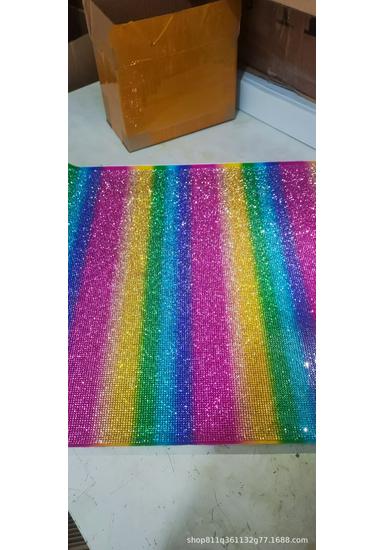 Self-Adhesive Rhinestone Strips: Decorative DIY Glass Net Sheets for Car & Clothing Accessories