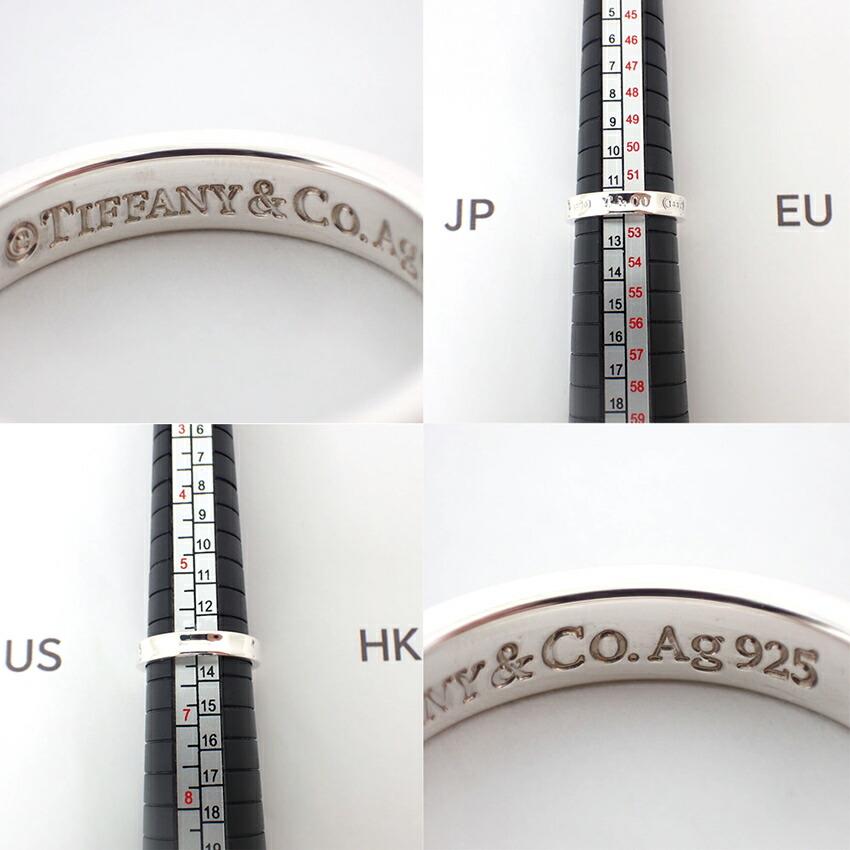 [Used] TIFFANY 925 1837 Narrow Ring / Size 12 / J45-4