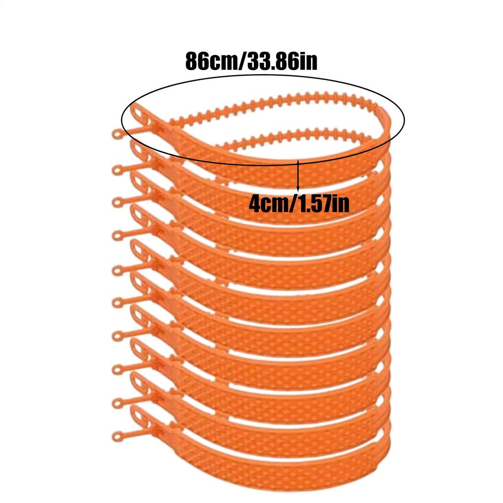 Snow Tire Straps 10 Pieces Adjustable Anti-Skid Car Grips Tire Straps for Snow for Auto Automotive Van Vehicle RV Truck SUV