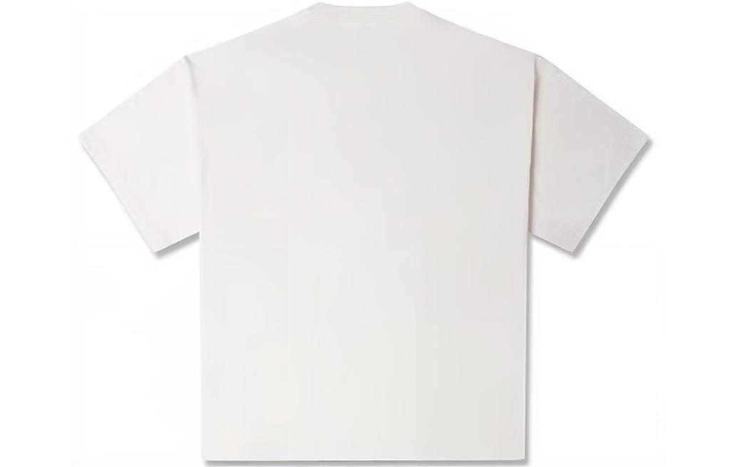 Converse T Shirts Men's White Crew Neck Moderate Straight Fit 10025442-A02
