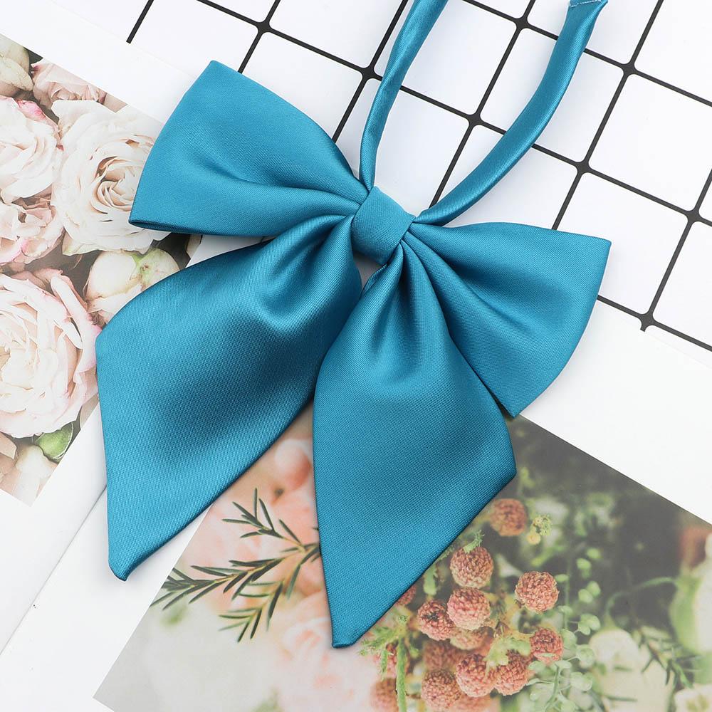 Perfect Match Colorful Women‘S Shirts Bowtie Ladies Girl School Wedding Party Bowknot Pink Bule Black Classic Butterfly Knot Suits Accessories