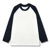 Women's T‑Shirt Raglan Sleeve Color Block Top Loose Fit 100% Cotton Casual Plus Size Short Long Sleeve For Summer Autumn